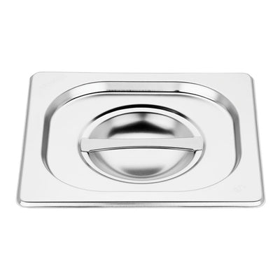 Vogue Stainless Steel Gastronorm Pan Set with Lids 1-6 (Pack of 6)