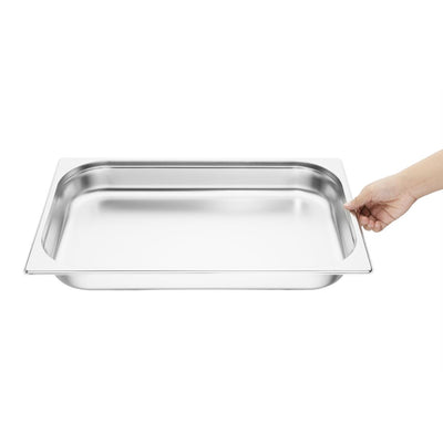 Vogue Stainless Steel 1-1 Gastronorm Pans 65mm (Pack of 6)
