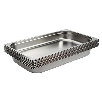 Vogue Stainless Steel 1-1 Gastronorm Pan 65mm