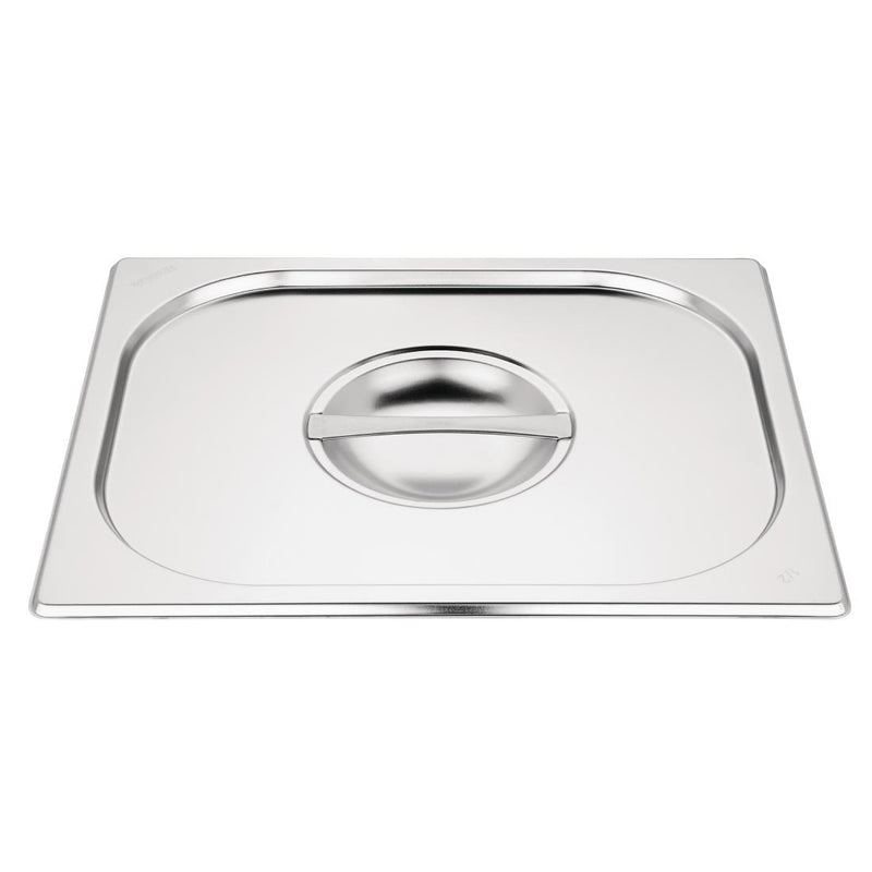 Vogue Stainless Steel Gastronorm Pan Set 4 1-4 with Lids