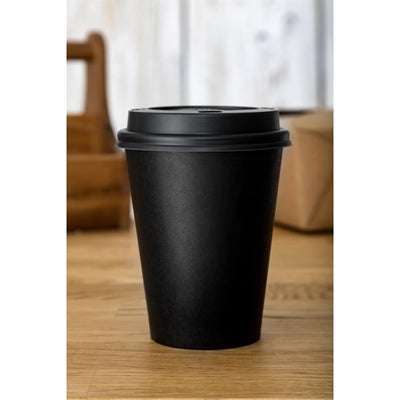 Special Offer  Fiesta Black 340ml Hot Cups and Black Lids (Pack of 1000)