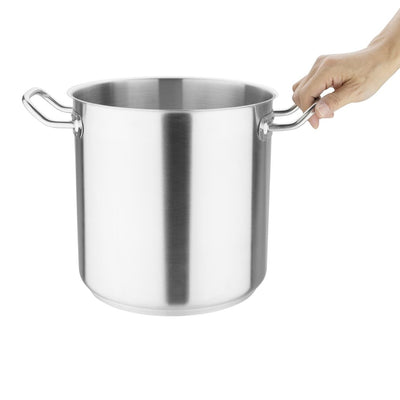 Vogue Deep Stock Pot 35.5Ltr