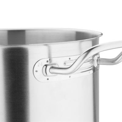 Vogue Deep Stock Pot 35.5Ltr
