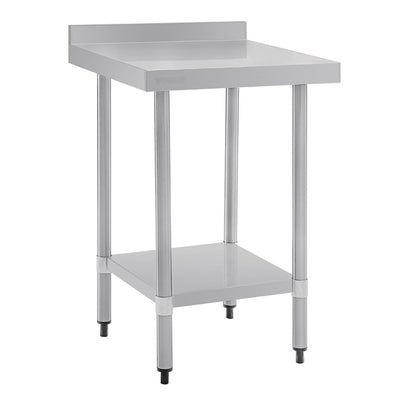 Vogue Stainless Steel Prep Table with Upstand 600mm