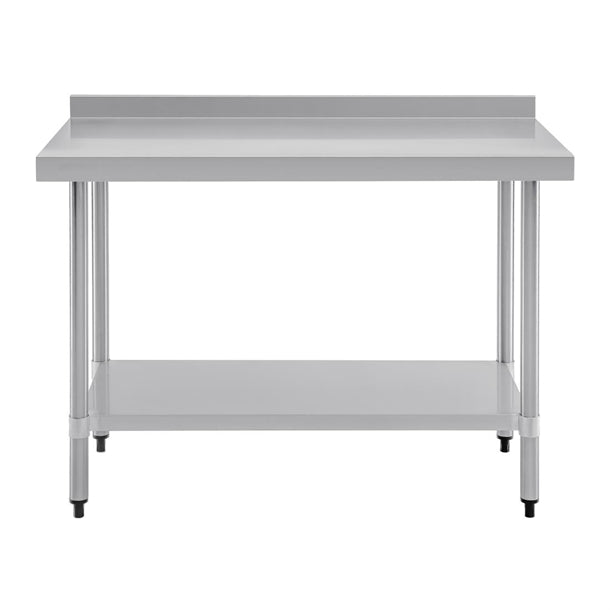 Vogue Stainless Steel Prep Table with Upstand 1200mm