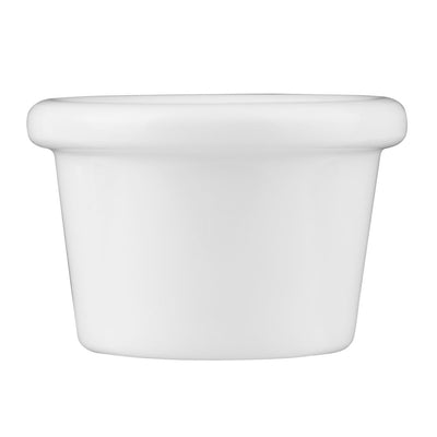 Kristallon Melamine Plain Ramekins White 63mm (Pack of 12)