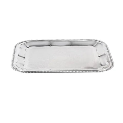 APS Semi-Disposable Party Tray 410 x 310mm Chrome