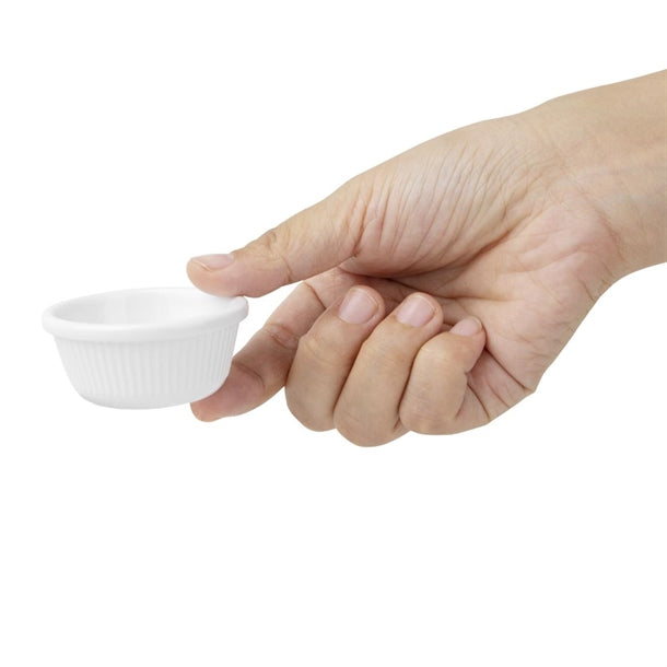 Kristallon Melamine Fluted Ramekins 57mm (Pack of 12)