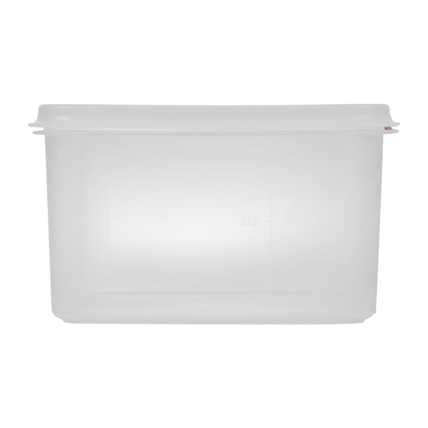 Araven Polypropylene 1-4 Gastronorm Food Containers 4.3Ltr (Pack of 4)