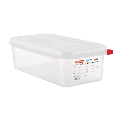 Araven Polypropylene 1-3 Gastronorm Food Container 4Ltr (Pack of 4)