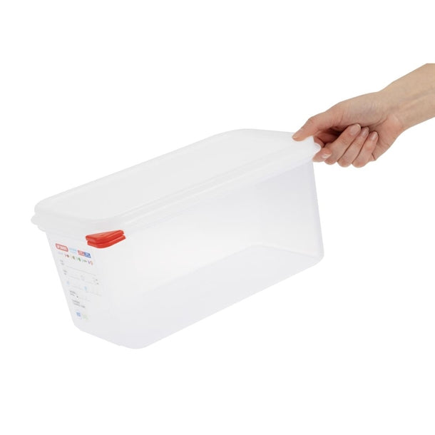 Araven Polypropylene 1-3 Gastronorm Food Container 6Ltr (Pack of 4)