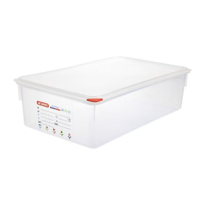 Araven Polypropylene 1-1 Gastronorm Food Storage Box 21Ltr (Pack of 4)