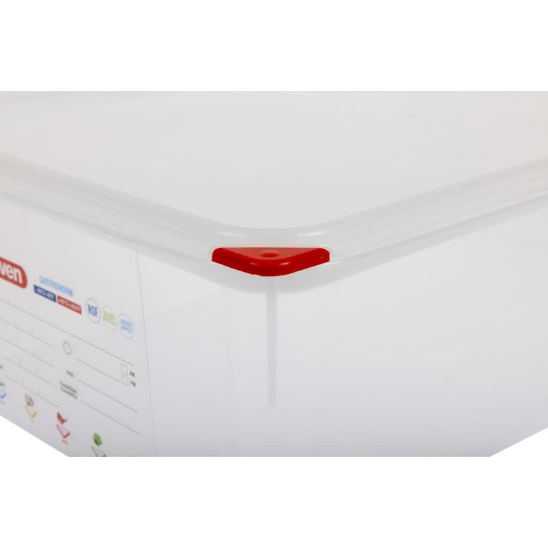 Araven Polypropylene 1-1 Gastronorm Food Storage Box 21Ltr (Pack of 4)