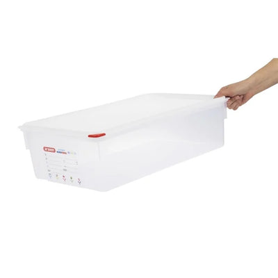 Araven Polypropylene 1-1 Gastronorm Food Storage Box 21Ltr (Pack of 4)