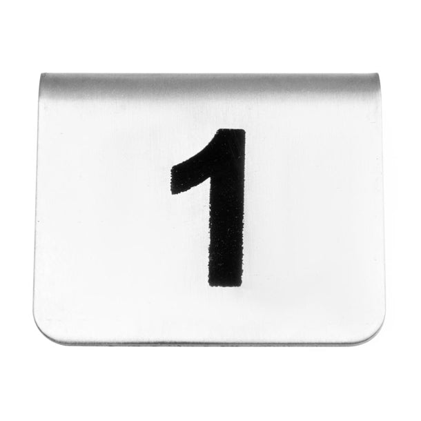 Stainless Steel Table Numbers 31-40 (Pack of 10)