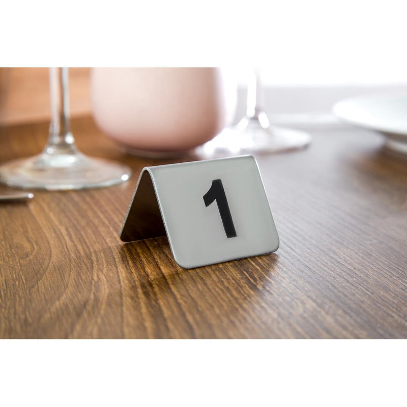 Stainless Steel Table Numbers 11-20 (Pack of 10)