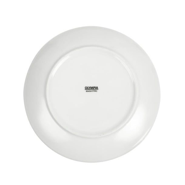 Olympia Whiteware Coupe Plates 200mm (Pack of 12)