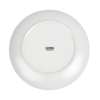 Olympia Whiteware Coupe Plates 230mm (Pack of 12)