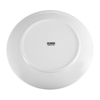 Olympia Whiteware Coupe Plates 250mm (Pack of 12)