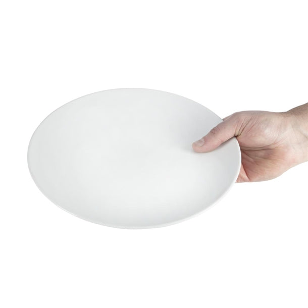 Olympia Whiteware Coupe Plates 250mm (Pack of 12)