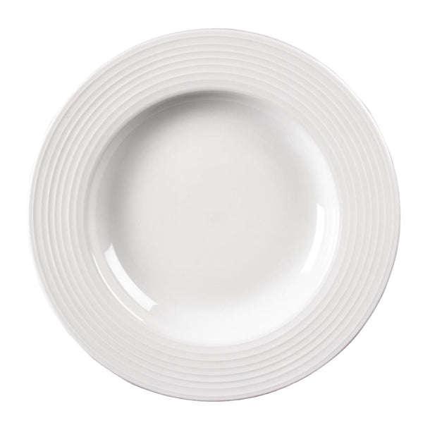 Olympia Linear Pasta Plates 310mm (Pack of 6)