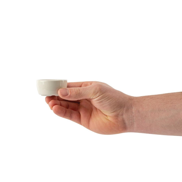 Olympia Ivory Butter Dish 56mm (Pack of 12)