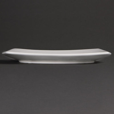 Olympia Whiteware Rounded Square Plates 240mm (Pack of 12)