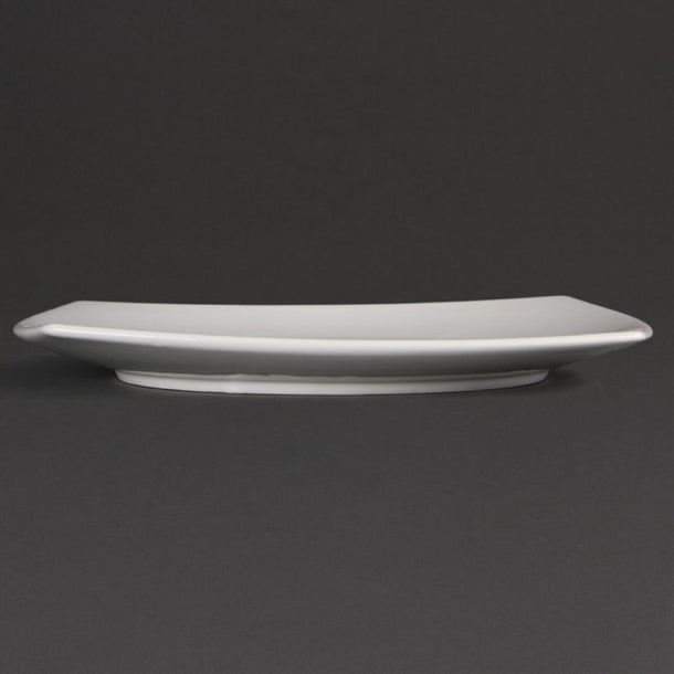 Olympia Whiteware Rounded Square Plates 305mm (Pack of 6)