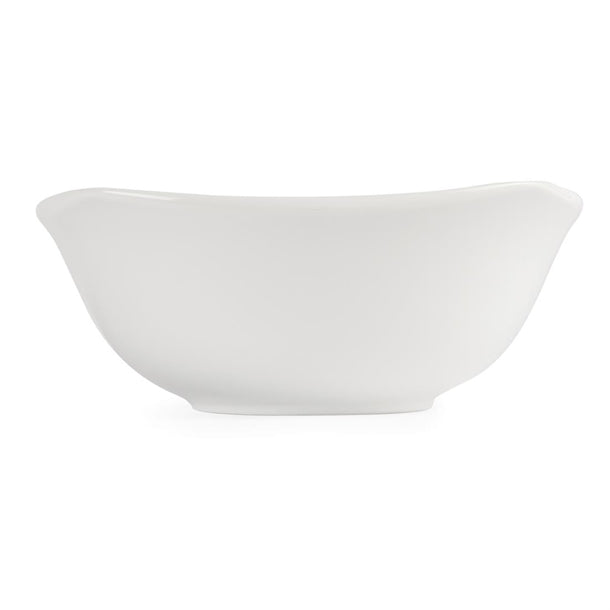 Olympia Whiteware Rounded Square Bowls 220mm (Pack of 12)