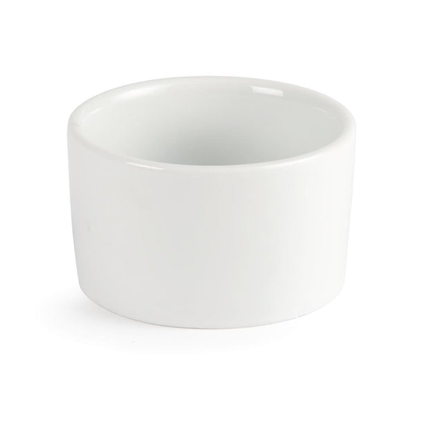 Olympia Whiteware Contemporary Ramekins 90mm (Pack of 12)