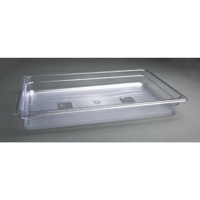 Vogue Polycarbonate 1-1 Gastronorm Container 65mm Clear