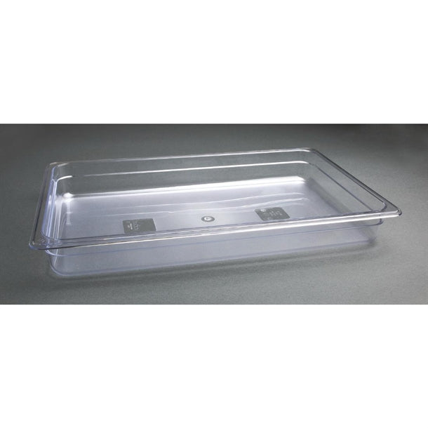Vogue Polycarbonate 1-1 Gastronorm Container 65mm Clear