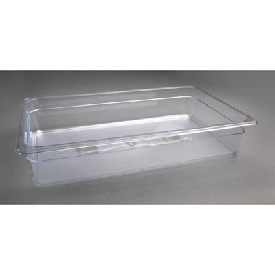 Vogue Polycarbonate 1-1 Gastronorm Container 150mm Clear