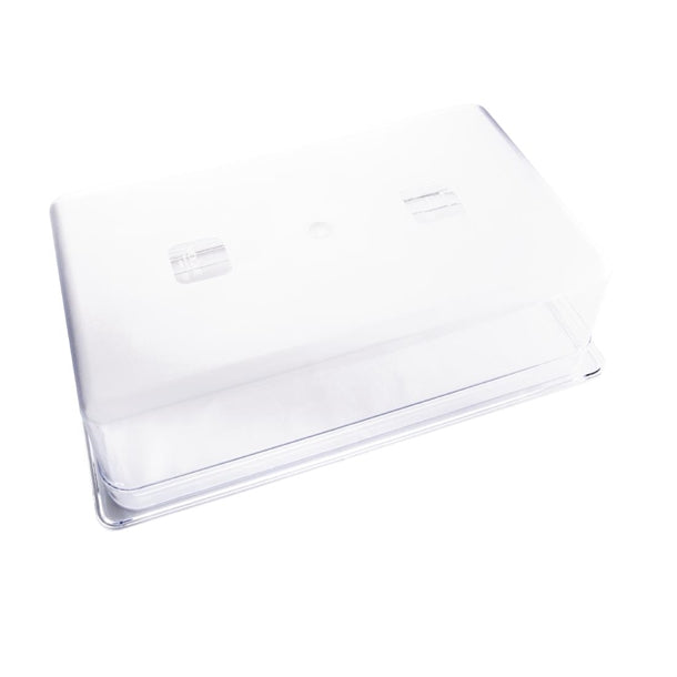 Vogue Polycarbonate 1-6 Gastronorm Lid Clear