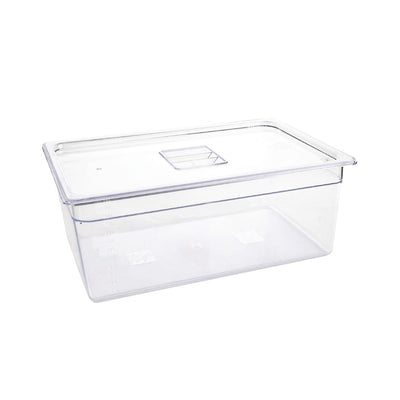 Vogue Polycarbonate 1-1 Gastronorm Container 200mm Clear