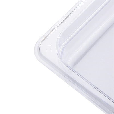 Vogue Polycarbonate 1-2 Gastronorm Container 200mm Clear