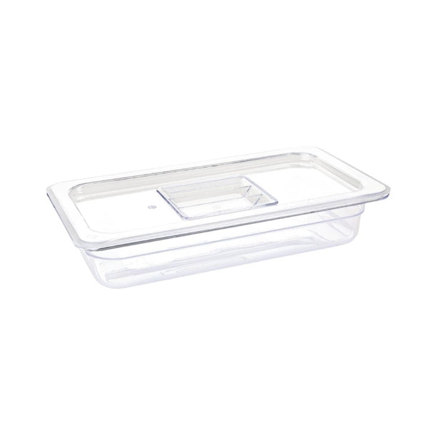 Vogue Polycarbonate 1-3 Gastronorm Container 65mm Clear