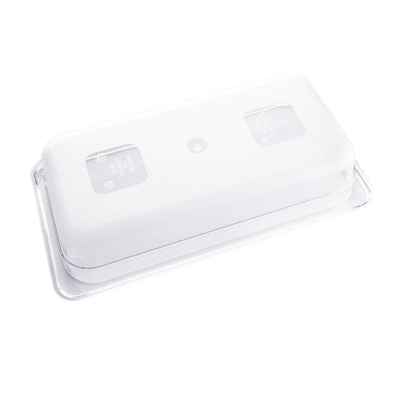 Vogue Polycarbonate 1-3 Gastronorm Container 65mm Clear