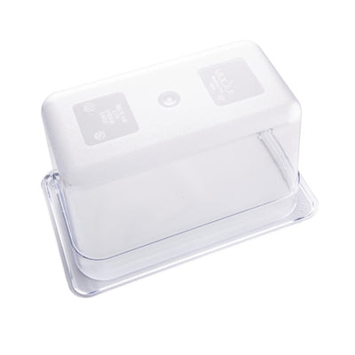 Vogue Polycarbonate 1-4 Gastronorm Container 150mm Clear