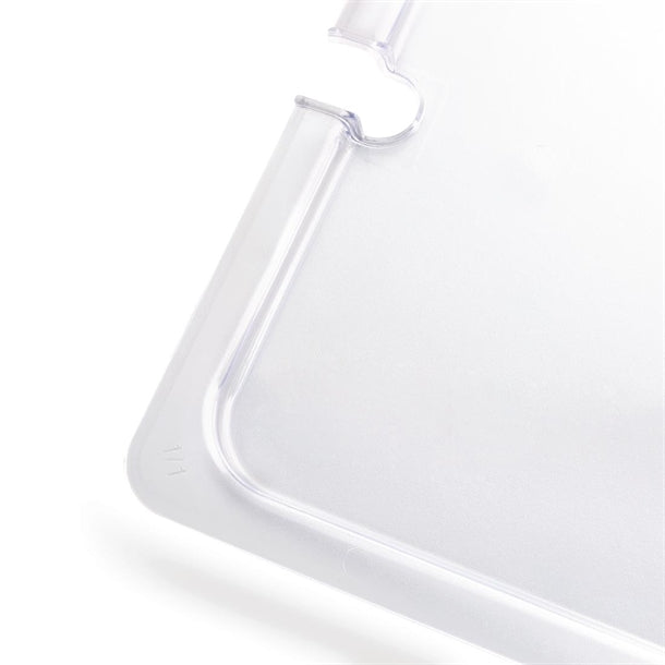 Vogue Polycarbonate 1-2 Gastronorm Lid Notched