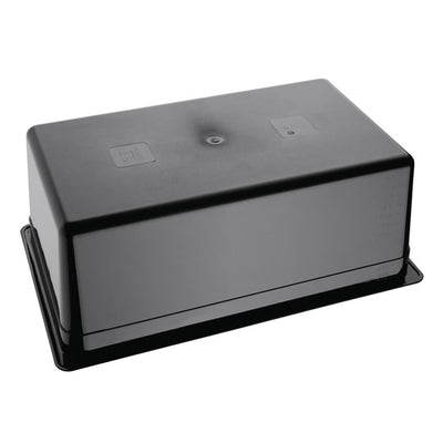 Vogue Polycarbonate 1-1 Gastronorm Container 200mm Black