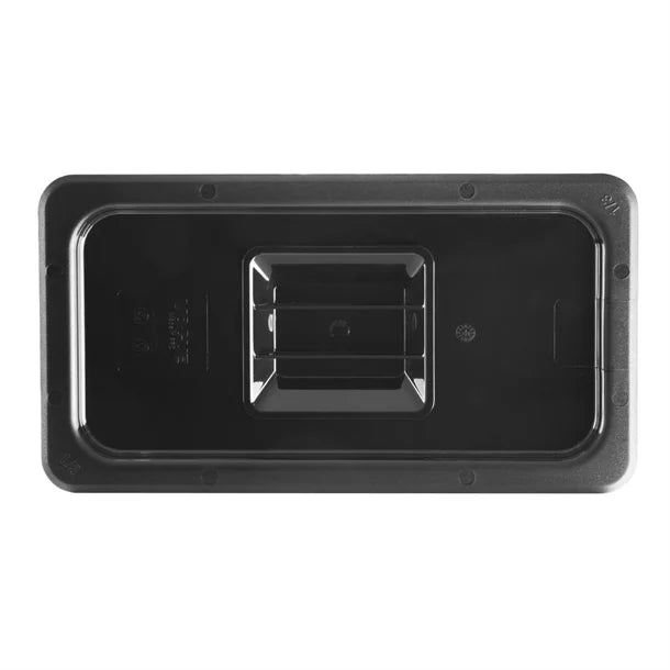 Vogue Polycarbonate 1-3 Gastronorm Lid Black
