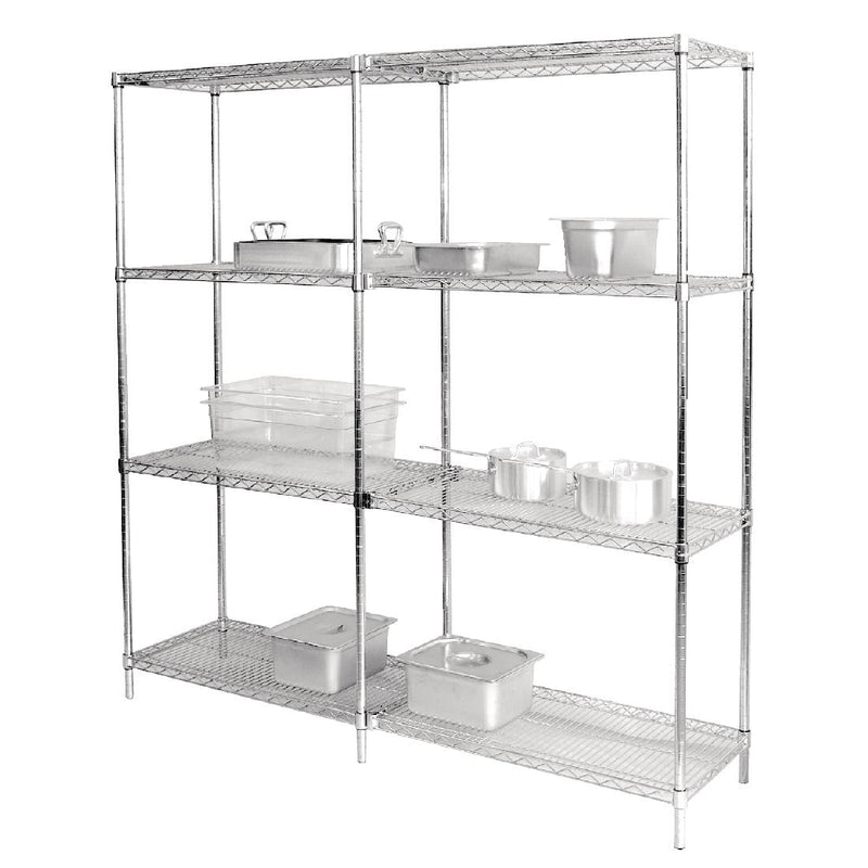 Vogue Chrome Wire Shelves 915x457mm (Pack of 2)