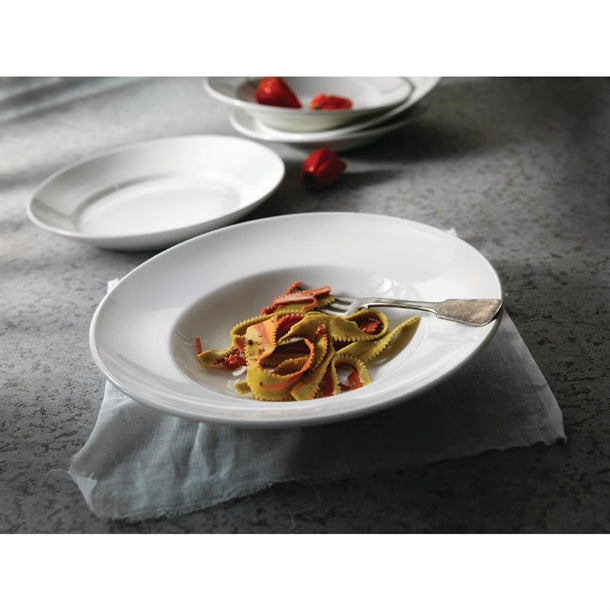 Steelite Simplicity Noveau Bowls White 41.5oz 270mm (Pack of 6)