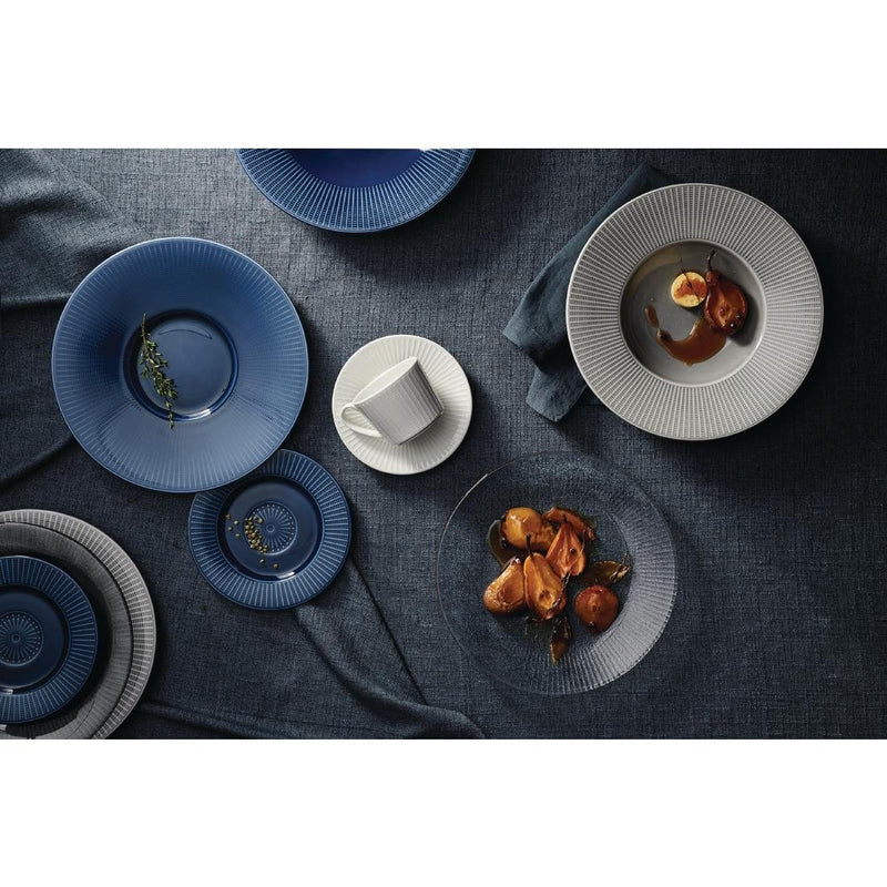 Steelite Willow Mist Gourmet Deep Rimmed Bowls Grey 285mm (Pack of 6)