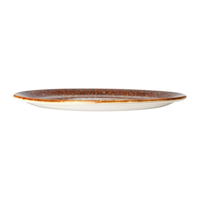 Steelite Vesuvius Coupe Plates Amber 300mm (Pack of 12)