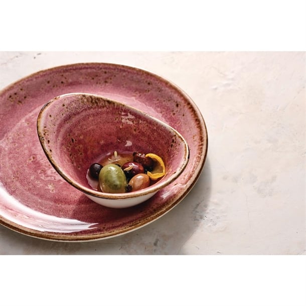 Raspberry Colored Ceramic Raspberry Coupe Plate 300mm Pink – Ceramic Tableware for Restaurants ...