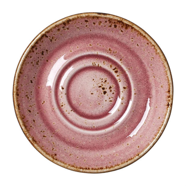 Ceramic Raspberry Ceramic Raspberry Saucers 145mm Double Well – 12 Pack – Express Catering UK