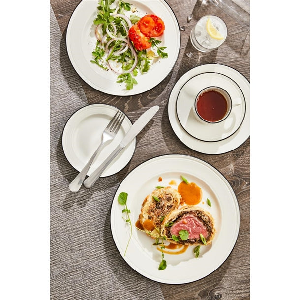 Steelite Bead Maroon Band Coupe Plates 285mm (Pack of 6)