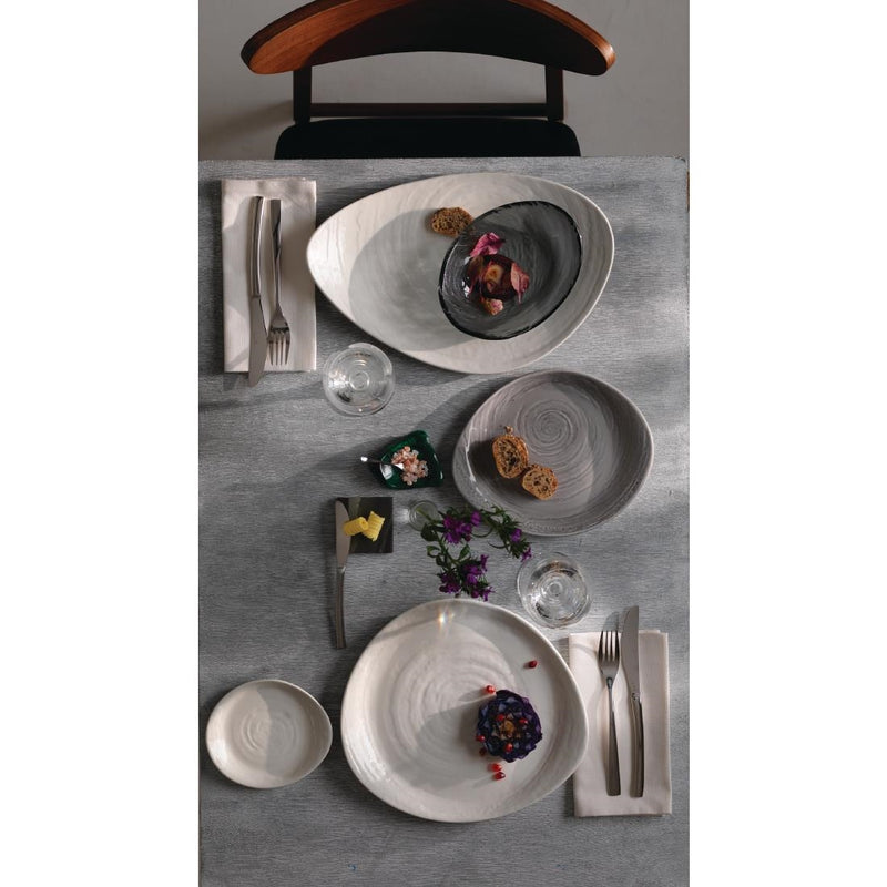Steelite Scape Glass Oval Bowls 200mm (Pack of 12)